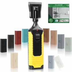Fliesen Reparatur, Set für Steingut, Kacheln, Keramik Reparatur, Hartwachs Reparaturset mit Wachsschmelzer für Fliesen, Naturstein, Marmor Reparieren auch für Laminat, Holz, Parkett und Vinylboden X-01 Angebot bei HelloDeals