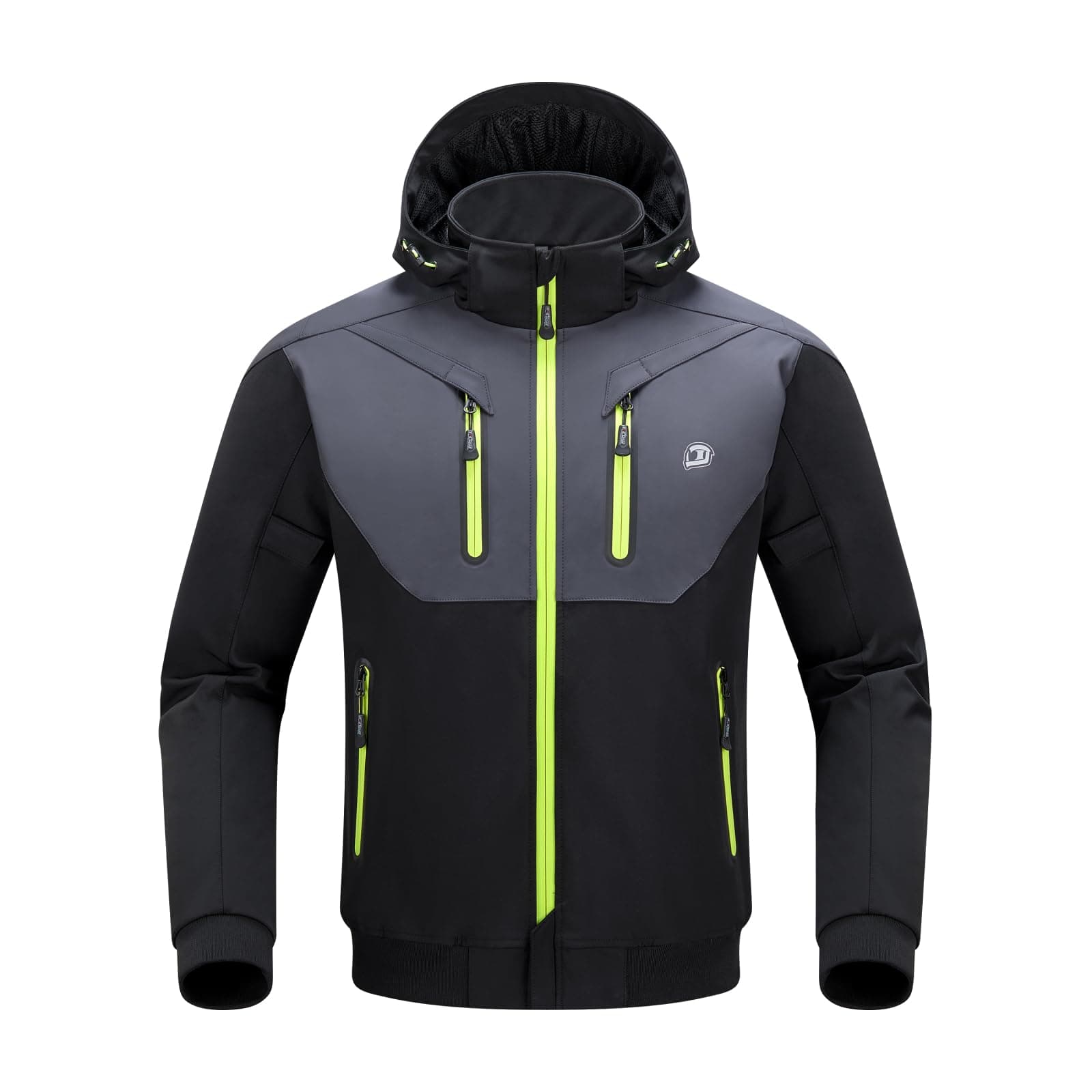 BORLENI Motorradjacke für Herren mit CE-Schutzelementen Entfernbares Innenfutter wasserabweisend und winddicht für alle Jahreszeiten XL XL Schwarz Angebot bei HelloDeals