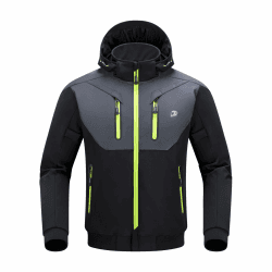 BORLENI Motorradjacke für Herren mit CE-Schutzelementen Entfernbares Innenfutter wasserabweisend und winddicht für alle Jahreszeiten XL XL Schwarz Angebot bei HelloDeals