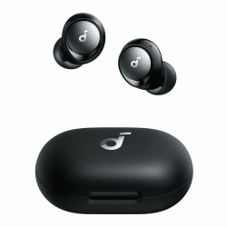 soundcore by Anker Space A40, Automatische Geräuschunterdrückung bis 98%, Kabellose Earbuds, 50h Wiedergabe, Hi-Res Sound, Bequemes Design, App Steuerung (Schwarz) Angebot bei HelloDeals