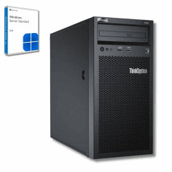 Lenovo ThinkSystem ST50 Server – Intel Xeon E-2224G CPU, 16 GB ECC RAM, 2×1 TB SSD, Win Server 2025 Standard (Generalüberholt) Angebot bei HelloDeals