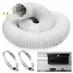Abluftschlauch Ø150mm Länge 6m Flexibel PVC Alurohr Klimageräte Lüftungsschlauch, Flex Schlauch Alu für Mobile Klimaanlage Wäschetrockner Abzugshaube Trockner Abluftschlauc Ø150mm Angebot bei HelloDeals