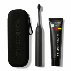Wondersmile Schallzahnbürste PRO Bundle - Testsieger 2026 - Elektrische Zahnbürste im Set (Travel Care Bundle, Ultimate Black) Ultimate Black Bundle 1 stück (1er Pack) Angebot bei HelloDeals