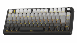 OMOTON 75% Mechanische Gaming Tastatur Kabellos, ISO QWERTZ, BT/USB-C/2,4GHz, Hot-Swap, QMK VIA Custom, 4000mAh Akku, RGB & Fünfschichtige Polsterung Struktur, MK212 Keyboard für Büro & Gaming DE-Schwarz Angebot bei HelloDeals