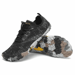 SAGUARO Barfußschuhe, Wanderschuhe, für Herren und Damen, atmungsaktiv, rutschfest, minimalistische Schuhe 48 EU Camouflage Angebot bei HelloDeals