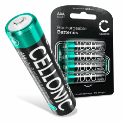 CELLONIC 4X Akku für Festnetz kompatibel mit Siemens Gigaset CL660HX, E290, A415 - (1000mAh, 1.2V) Angebot bei HelloDeals