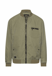 camel active Herren Blouson mit Bomberkragen aus Ribstop 35 Olivgrün Angebot bei HelloDeals
