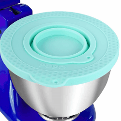 Silikon Mixer Schüsselabdeckung, Silikon Schüsselabdeckung Kompatibel mit Kitchen Aid 4,5-5 Quart Standmixer Schüsseln, Spritzschutz für Kitchen Aid (Grün) Angebot bei HelloDeals