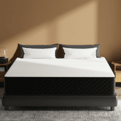 Matratze Extra Fest 140x200cm Härtegrad H5 H4 mit Oeko-TEX Zertifiziert, Höhe 25 cm Taschenfederkernmatratze, 7 Zonen Hybrid-Matratze mit Individuelle Federkern & Memory-Schaum Schwarz 140x200x25cm-extra fest Angebot bei HelloDeals
