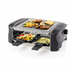 Princess Raclette-Grill für bis zu 4 Personen – mit Naturstein-Grillplatte und einstellbarem Thermostat, 600 Watt, inkl. antihaftbeschichteten Raclette-Pfännchen, leicht zu reinigen STEINGRILL 4 PERSONEN Angebot bei HelloDeals