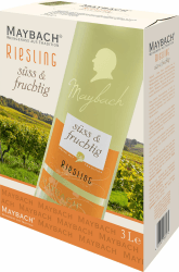 Maybach Riesling süß & fruchtig (1 x 3,0l) Angebot bei HelloDeals