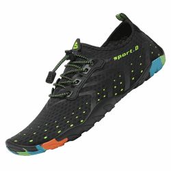 SAGUARO Badeschuhe Damen Herren Wasserschuhe Schwimmschuhe Schnelltrocken Aquaschuhe Strandschuhe Leicht Neoprenschuhe Surfschuhe rutschfeste Tauchschuhe Wassersportschuhe, 35-48 EU 35 EU Stil 1 Schwarz Angebot bei HelloDeals
