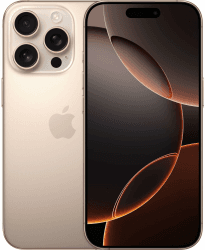 Apple iPhone 16 Pro, 128GB, Titan Wüstensand (Generalüberholt) Titan Wüstensand 128GB Angebot bei HelloDeals