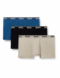 BOSS Dreierpack Eng Anliegende Boxershorts Mit Kurzem Bein Aus Baumwolle Mit Logo-Bund L Open Miscellaneous 962 Angebot bei HelloDeals