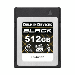 Delkin Devices Cfexpress™ Typ B 4.0 VPG400 Speicherkarte, Schwarz, 512 GB, High-Speed-Leistung für professionelle Fotografie und Videografie (512 GB) 512GB Angebot bei HelloDeals