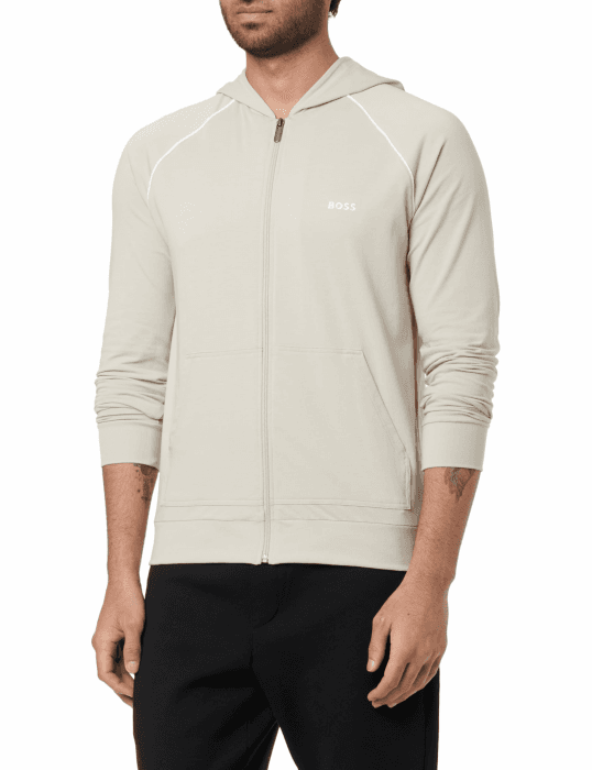 BOSS Herren Mix&match Jacket H 10259917 01 Loungewear Jacket (1er Pack) S Open Grey 075 Angebot bei HelloDeals