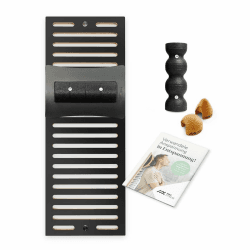 Max Fitness - Faszienrolle Set mit Wandhalterung Advanced - inkl. LeanBoard & PickUp - 2 Foam Roller gegen Schmerzen (Rollen Halterung Anthrazit/Wandhalterung Anthrazit, Faszien-Set Advanced) Rollen Halterung Anthrazit / Wandhalterung Anthrazit Faszien-Se Angebot bei HelloDeals
