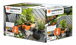 Gardena city gardening Urlaubsbewässerung: Pflanzenbewässerungs-Set für drinnen und draußen, individuelle Bewässerung von bis zu 36 Pflanzen (1265-20) Urlaubsbewässerung Mehrere einzelne Töpfe Angebot bei HelloDeals