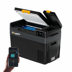 BougeRV CRX3 Kompressor Kühlbox 28L, Auto Kühlbox, Tragbare Kühlbox 12V 230V -20℃ bis 20℃, kühlschrank mit App-Steuerung, Für Camping, Auto, Outdoor, Reise & Freizeit (2026 Neu) Angebot bei HelloDeals