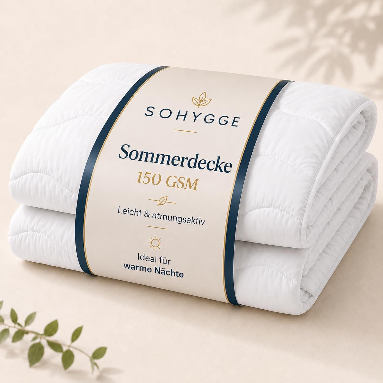Sommerbettdecke 200x200 leicht 150 GSM – Dünne & Atmungsaktiv, Weich & Luftdurchlässig, Sommerdecke für warme Nächte (200 x 200 cm) Angebot bei HelloDeals