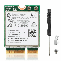 EDUP WiFi 7 WLAN Karte BE6500 M.2 2230 für Laptop, 802.11be Tri-Band 6GHz/5GHz/2.4GHz, Bluetooth 5.4 Wireless Netzwerkkarte, OFDMA, kompatibel mit Intel/AMD, Windows 11 (64-Bit) & Linux Kernel 6.7+ Angebot bei HelloDeals