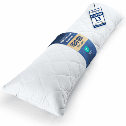 Utopia Bedding gestepptes Körperkissen, 40x145 cm Schwangerschafts- und Umstandskissen, Seitenschläferkissen, weiche Polyesterfüllung (Weiß) 40x145 cm Weiß Angebot bei HelloDeals