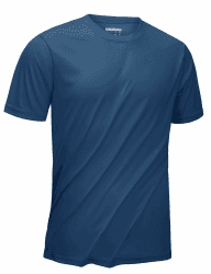 KEFITEVD UV Shirt Herren Sportshirt Kurzarm Schnelltrocknend Sport Tshirt Leicht Funktionsshirt Atmungsaktiv Laufshirt 3XL Blaugrau Angebot bei HelloDeals