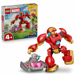 LEGO ǀ Marvel Iron Man und Seine Fantastischen Freunde Ultron vs. Iron Man - Superhelden Spielzeug mit Mech Actionfigur & 2 Minifiguren - Geschenk für Jungen ab 4 Jahren & Fans der Serie - 11209 Angebot bei HelloDeals