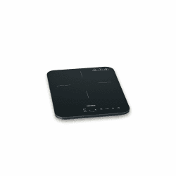 Severin Induktionskochplatte, mattes Glaskeramik-Kochfeld, kratzfest, 10 Leistungsstufen, Touch-Display, Timerfunktion, Signalton und automatischer Abschaltung, Single, 2.000W, schwarz, Glas, KP 1032 Single Schwarz Matt (Slim Design) Angebot bei HelloDeals