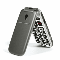 artfone G3 Grau - 4G Seniorenhandy Klapphandy Ohne Vertrag丨Rentner Handy große Tasten丨SOS Notruftaste丨Ladestation丨Lautsprecher丨Kurzwah丨Handy für Senioren丨FM Radio丨2,4 Zoll Zweibildschirm丨1300mAh Akku Angebot bei HelloDeals