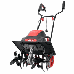 MZK 41cm Arbeitsbreite1600W Elektrische Bodenhacke mit 21cm Arbeitstiefe, klappbarem Handgriff und Transporträdern, Motorhacke für Rasen, Garten und Hof Angebot bei HelloDeals