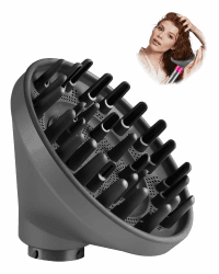 Diffusor-Aufsatz für Dyson Airwrap, Kompatibel mit HS01/HS05/HS08, verstärkt und definiert natürliche Wellen & Locken, Grau Angebot bei HelloDeals