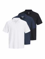 Jack & Jones Herren Jjebasic Polo Ss 3pk Mp Noos Jjebasic Polo Ss 3Pk Mp Noos (3er Pack) XL Navy Blazer Angebot bei HelloDeals