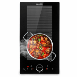 Klarstein Induktionskochfeld, Glaskeramik Kochfeld, Induktionskochfeld mit 4 Platten, Einbau-Induktion kochfeld mit Touch-Display, Digitalanzeige und Timer-Funktion, Schnelles Aufheizen, 3500 Watt 30cm | Flex | 2 Zonen Schwarz Angebot bei HelloDeals