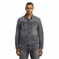 G-STAR Herren A-Line Slim Jacket M Blau (faded scoria grey D26919-D537-H147) Angebot bei HelloDeals