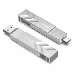 ORICO 2TB Dual Drive Externe SSD, bis zu 1050 MB/s Lesen, USB3.2 Gen2 | Tragbare SSD für USB-Typ-C-/Typ-A-Geräte,Plug and Play, Metallgehäuse, Silber, für iPhone 15/16/17/Android/Tablet/Windows/Mac Angebot bei HelloDeals