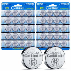 Batterien CR2032 Lithium Knopfzellen/Knopfbatterien (3V, 40-er Pack) CR2032-40er Pack Angebot bei HelloDeals