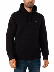 GANT Herren Normales Schild-T-Shirt, Dusty Navy 5XL Schwarz Angebot bei HelloDeals