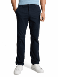 TOM TAILOR Herren Regular Fit Chino Hose 38W / 30L 10668 - Sky Captain Blue Angebot bei HelloDeals