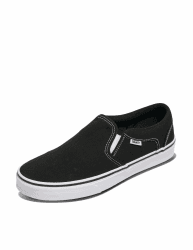 Vans Herren AsherSneaker 49 EU Black And White Angebot bei HelloDeals