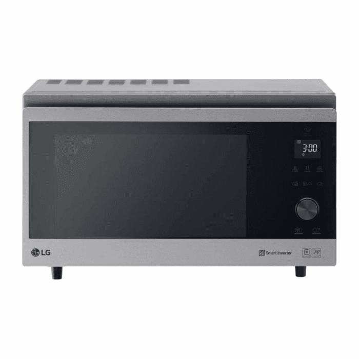 LG Electronics MJ 3965 ACS Mikrowelle / 54.4 cm/Garprogramme mit Gewichtsautomatik/schwarz mit Edelstahl-Akzente Angebot bei HelloDeals