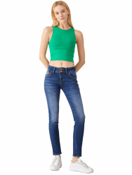 LTB Damen Jeans Molly M 29W / 30L Winona Wash 53925 Angebot bei HelloDeals