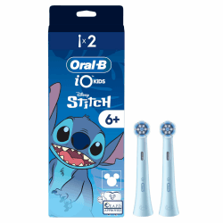 Oral-B iO Aufsteckbürsten Kids 6+ Disney Stitch, Blau, 2 Stück | Original Zahnbürstenaufsatz für Elektrische Zahnbürste Kinder ab 6 Jahren, Sanft zu Zähnen Und Zahnfleisch Stich 2 Stück Angebot bei HelloDeals