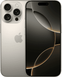 Apple iPhone 16 Pro, 256GB, Titan Natur (Generalüberholt) Titan Natur 256GB Angebot bei HelloDeals