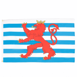 AZ FLAG - Flagge Luxemburg Mit Löwen - 150x90 cm - Luxemburgische Fahne 100% Polyester mit Messing-Ösen - 110g Luxemburg mit Löwen 150x90 cm Angebot bei HelloDeals