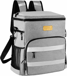 30L Kühltasche, Premium Isolierte Kühlbox – 24+ Stunden Kalt, Faltbar, Wasserdicht & Auslaufsicher – Ideal für Camping, Picknick, Strand, BBQ & Auto Grau Angebot bei HelloDeals