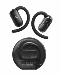 soundcore V40i by Anker, Open-Ear Kopfhörer, Kabellose Earbuds mit klarem Case, verstellbar für jedes Ohr, 2X tieferer Bass, IP55, 21h Spielzeit, KI-optimierte Anrufe, Bluetooth 5.4, App-Steuerung Schwarz Angebot bei HelloDeals