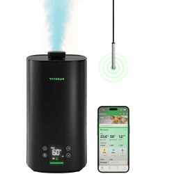 VIVOSUN Pflanzen Luftbefeuchter 5L Smart Humidifier Pflanzen mit VPD Steuerung für Growzelte, AeroStream H05 24dB Leise 360°Cool Mist 50H Dauerhaft Top-Fill Ultraschall Entwickelt für Growbox Angebot bei HelloDeals