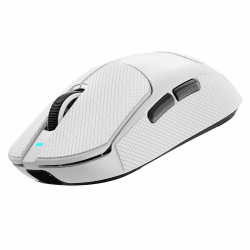 ATTACK SHARK X8 Ultimate Mouse for Large Hand, 65g Superlight, Nordic 54L15MCU, PixArt PAW3950MAX Gaming Sensor, BT/2.4G Wireless/Wired, Adjustable DPI up to 42000, 800mAh Battery (White) X8ULTIMATE B-White Angebot bei HelloDeals