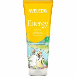 WELEDA Bio Energy Duschgel vegan - Naturkosmetik Aroma Shower Duschseife für Frauen & Männer mit Ingwer / Zedernholz Duft, Natürliche Hautpflege Dusche zur Reinigung von Gesicht & Körper (1x 200ml) 200 ml (1er Pack) Energy Ingwer Duschgel Angebot bei HelloDeals